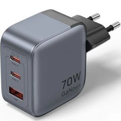 Vention GaN FEXH0-EU | 2x USB Tipo-C | 1x USB | 70 W