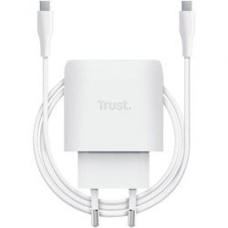 GaN Trust Maxo 45W | 1x USB Tipo C | Inclui cabo USB Tipo C | 45W