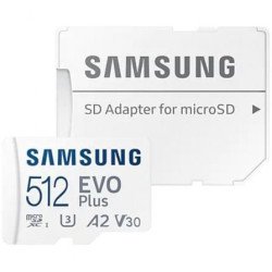 Samsung EVO Plus 2023 512 GB com adaptador | Classe 10 | 160 MB | sim