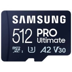 Samsung Pro Ultimate 512 GB com adaptador | Classe 10 | 200 MB | sim