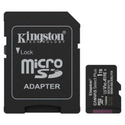 Kingston CANVAS Select Plus 1 TB com adaptador | Classe 10 | 150 MB | sim