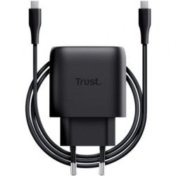 GaN Trust Maxo 45W compatível com Samsung | 1x USB Tipo-C | Inclui cabo USB Tipo-C | 45W