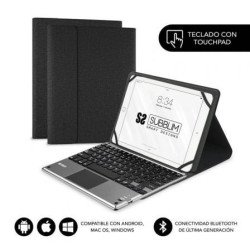 Subblim Keytab Pro para tablets de 10,1" a 10,8" | Preta