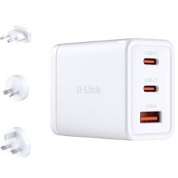D-Link DCP-651 | 2x USB Tipo-C | 1x USB | GaN de 65 W