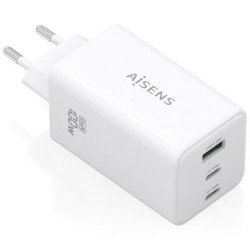 Aisens GaN ASCH-100W3P051-W | 2 portas USB Tipo C | 1 porta USB | 100 W