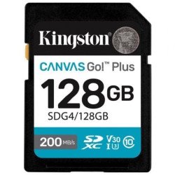Kingston CANVAS Go! Plus SD XC 128GB | Classe 10 | 200MB | sim