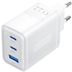 GaN Vention FERW0-EU | 2x USB Tipo-C | 1x USB | 65W